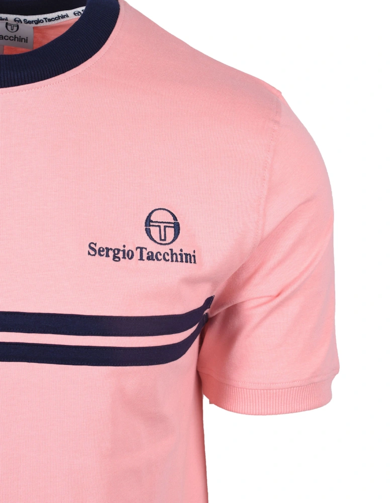 New Supermac T-Shirt Quartz Pink/Maritime Blue