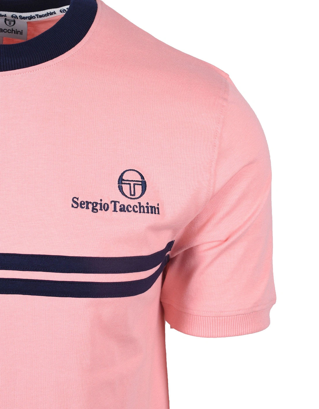 New Supermac T-Shirt Quartz Pink/Maritime Blue