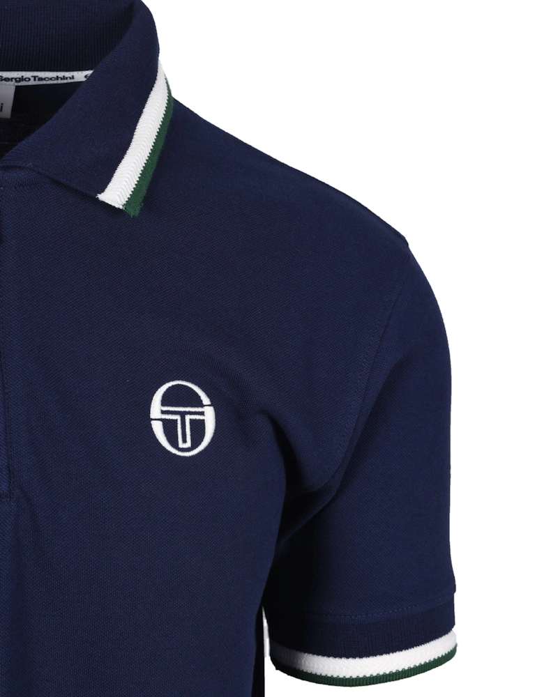 Nanto Zip Polo Maritime Blue