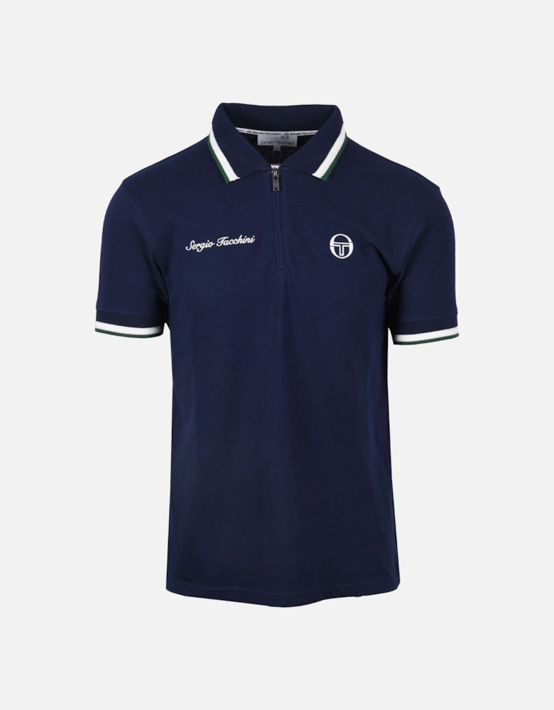 Nanto Zip Polo Maritime Blue