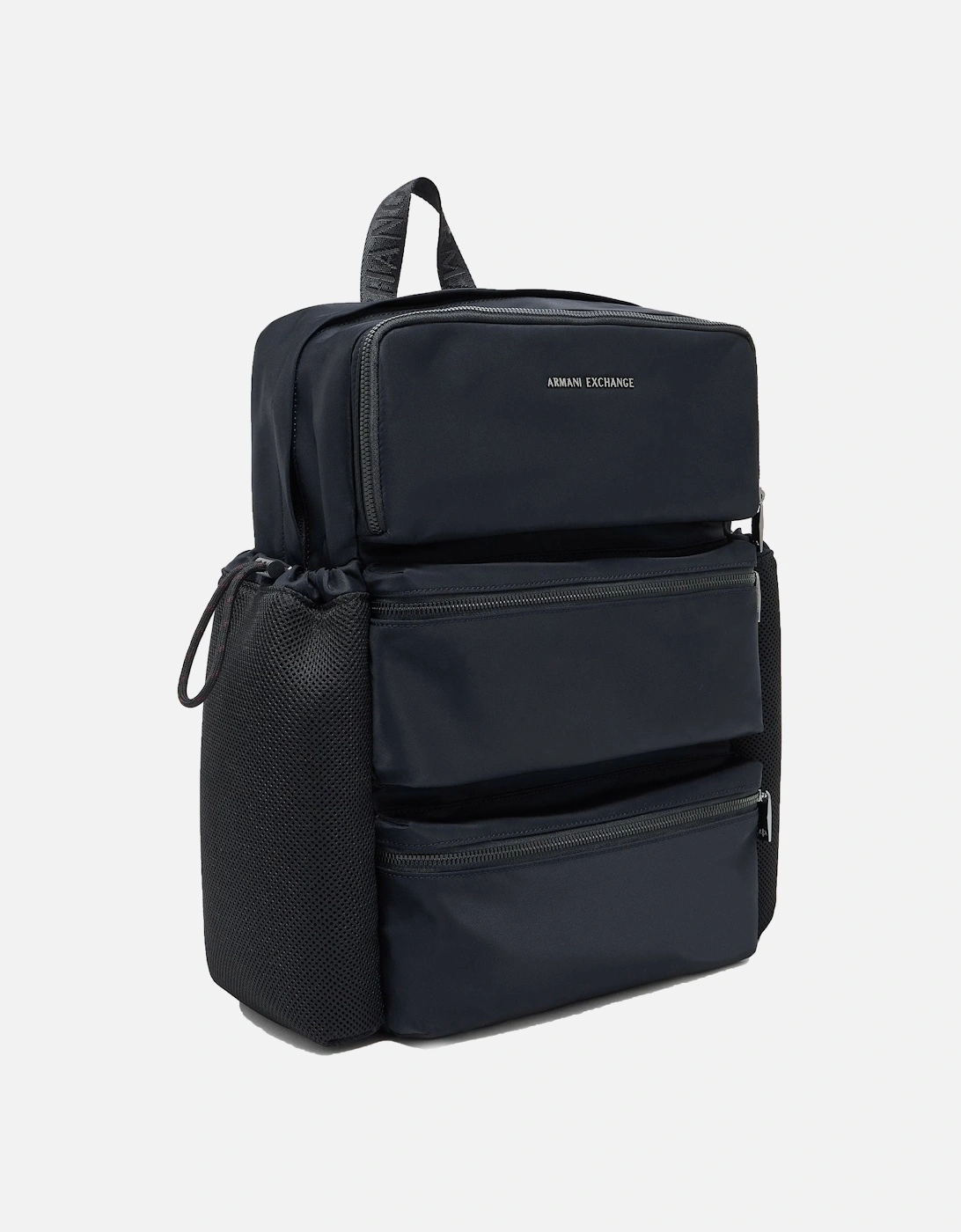 Woven Back Pack Deep Navy/Black