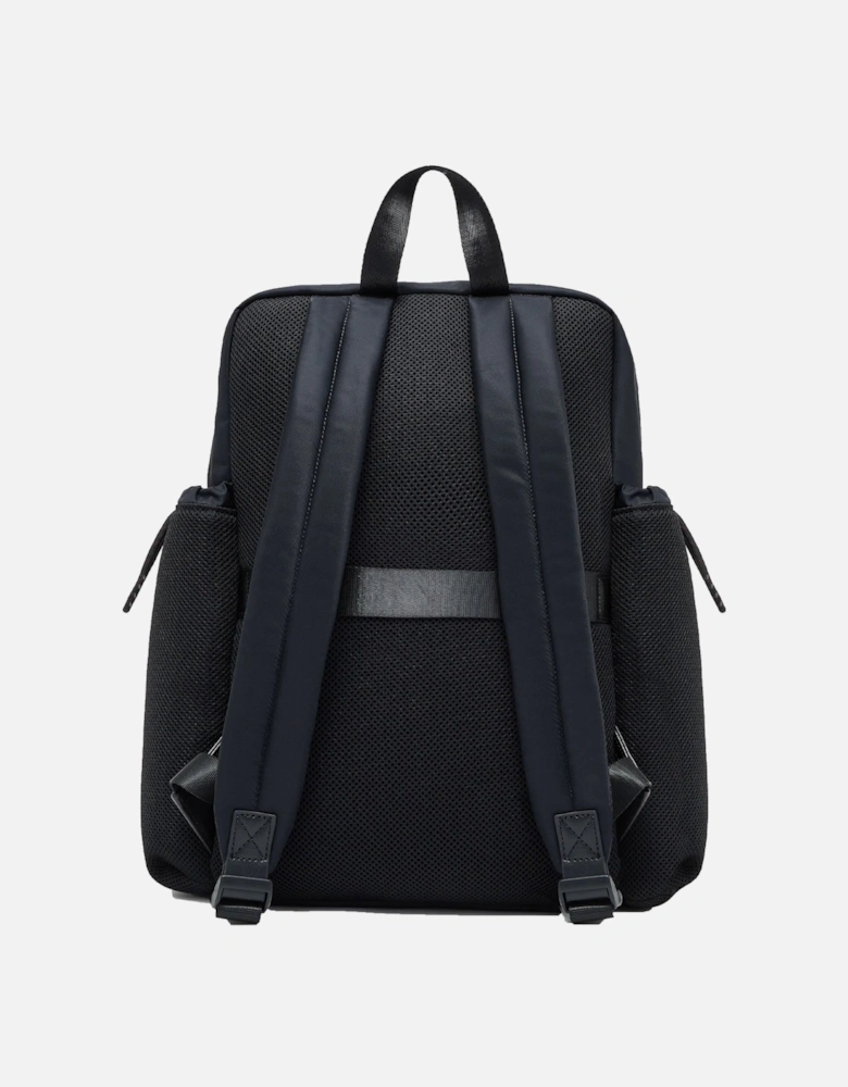 Woven Back Pack Deep Navy/Black