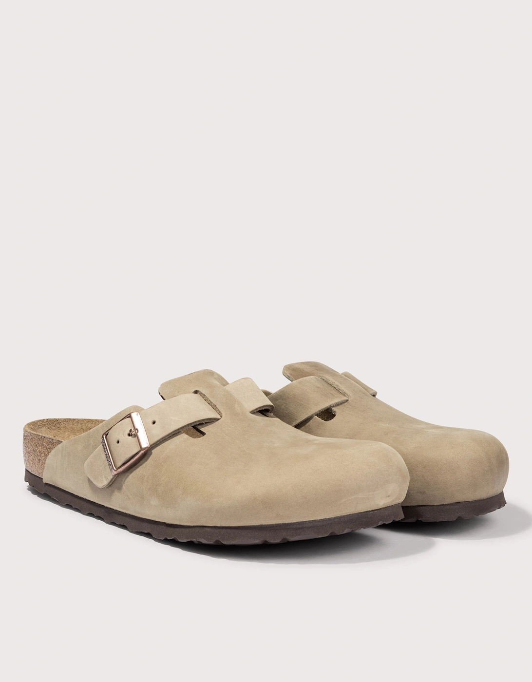 Boston Natural Leather Oiled Clogs