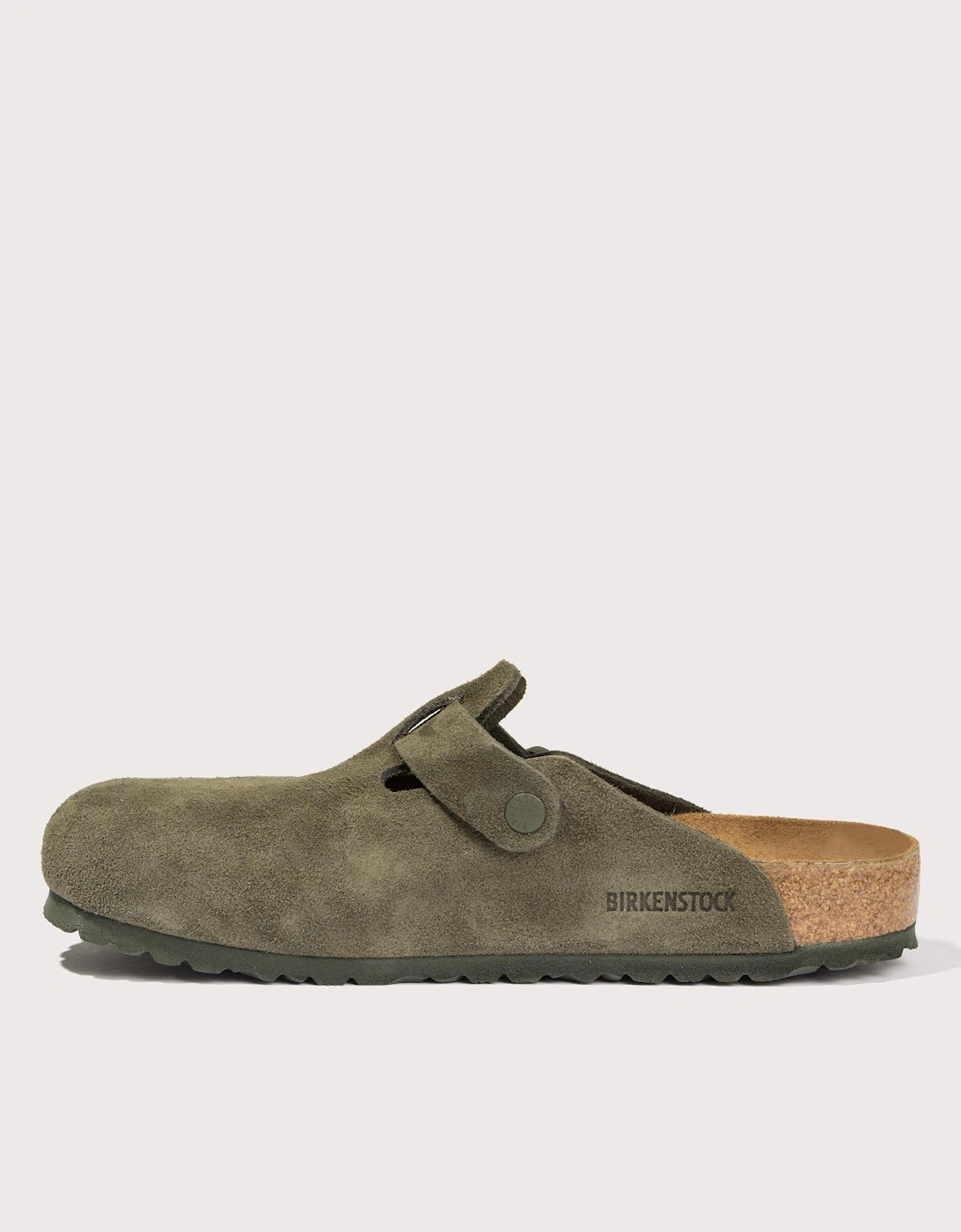 Boston Suede Leather Clogs