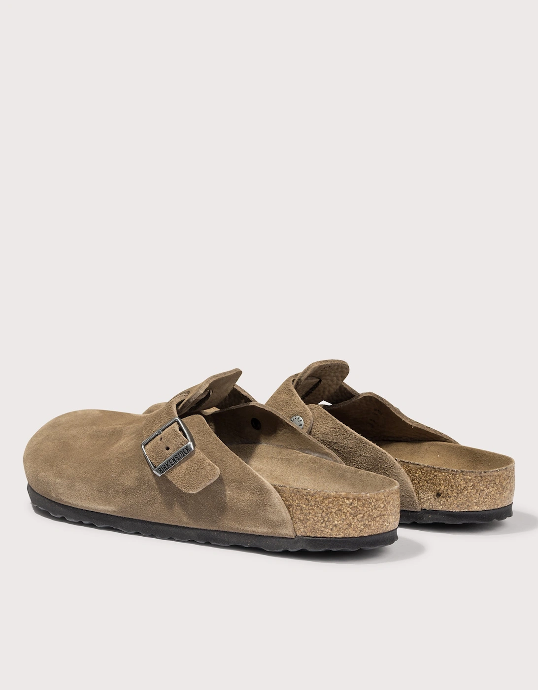 Boston Suede Leather Clogs