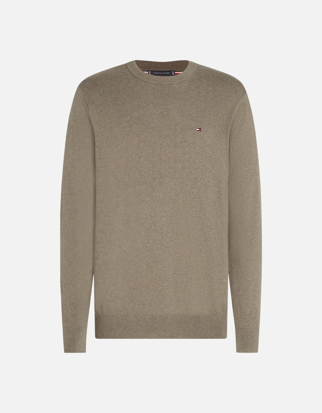 Crew Neck Sweater with Cashmere HI3 Coastal Taupe, 2 of 1