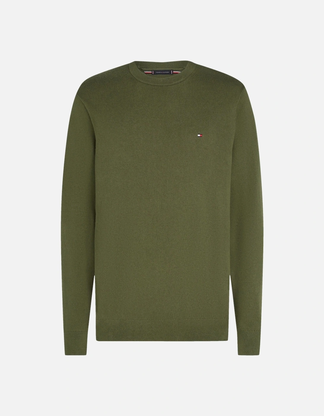Crew Neck Sweater with Cashmere MT1 Huntsman Green, 2 of 1