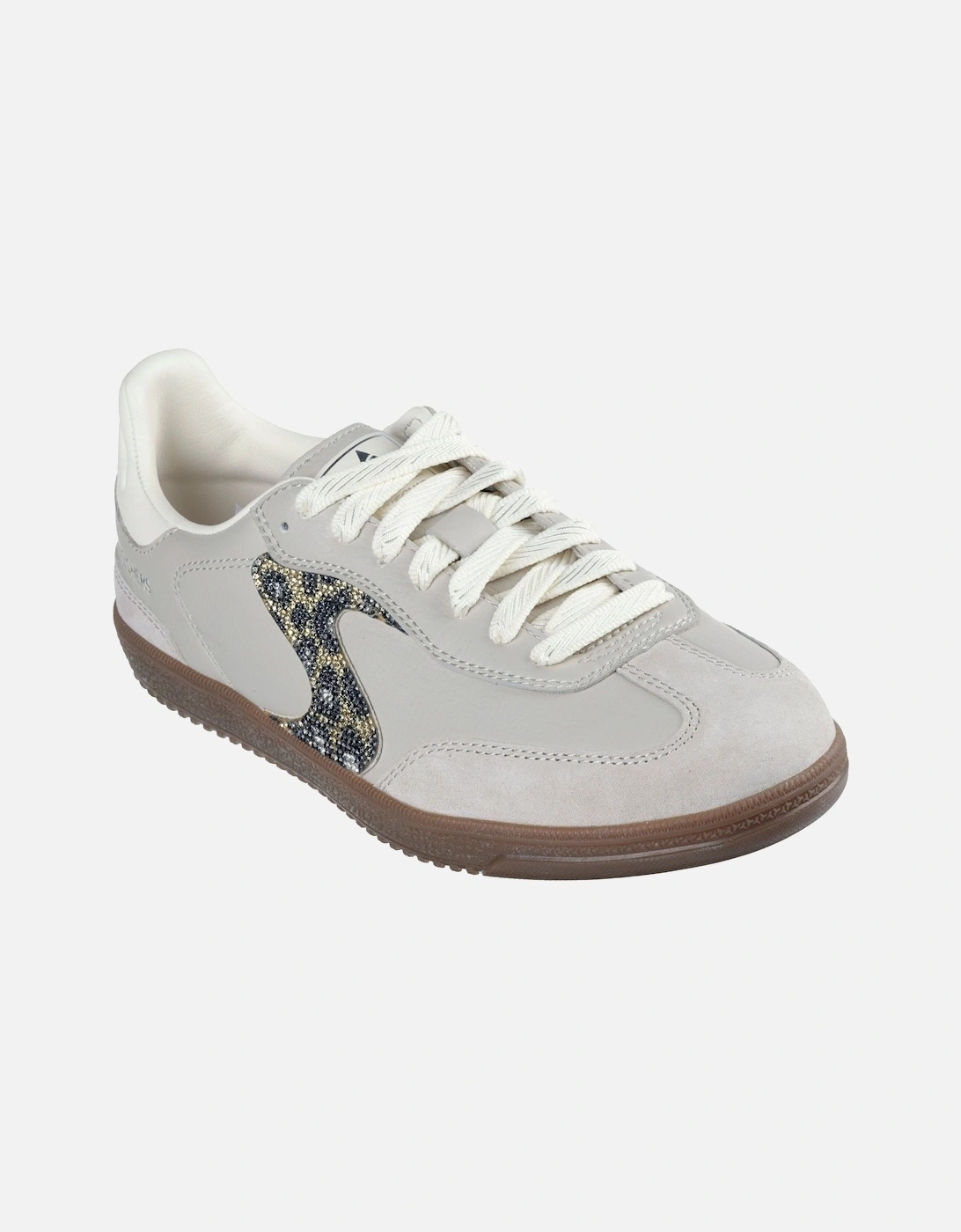 Hotshot Shimmering Spots Women's Taupe Trainers, 6 of 5