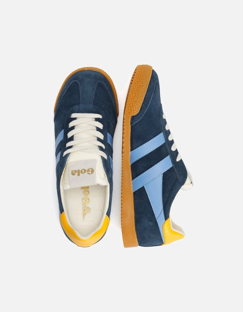 Elan Suede Women's Navy/Vista Blue/Sun Trainers