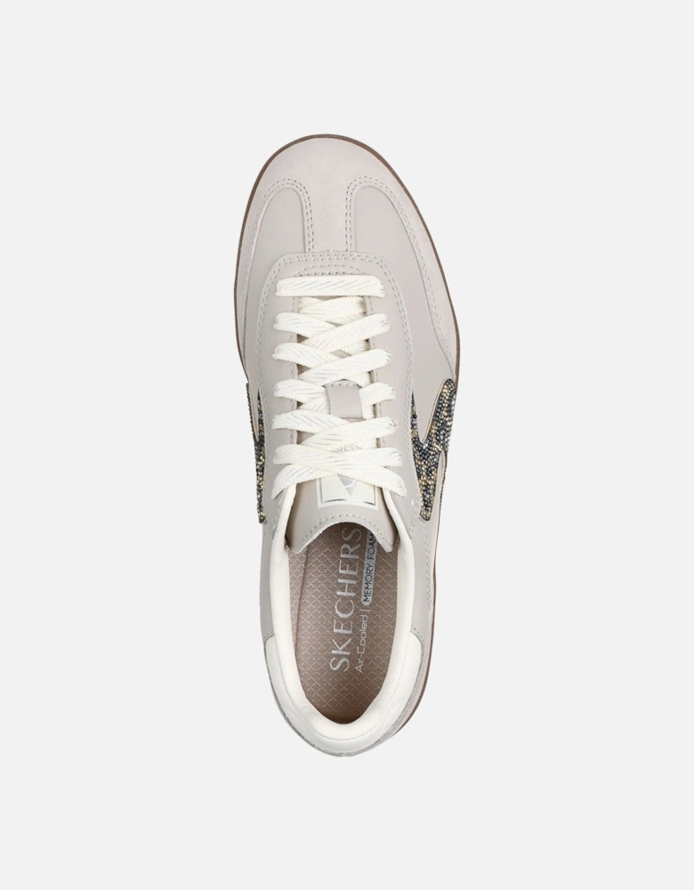 Hotshot Shimmering Spots Women's Taupe Trainers