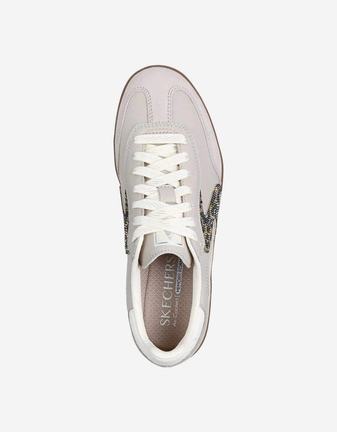 Hotshot Shimmering Spots Women's Taupe Trainers