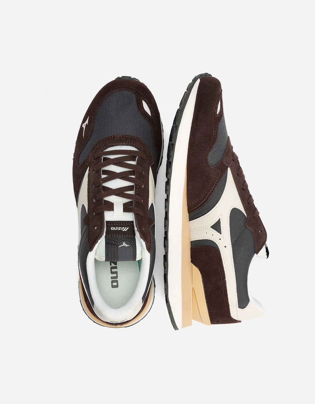 RB87 Suede Black Sand/Summer Sand/Mole Trainers