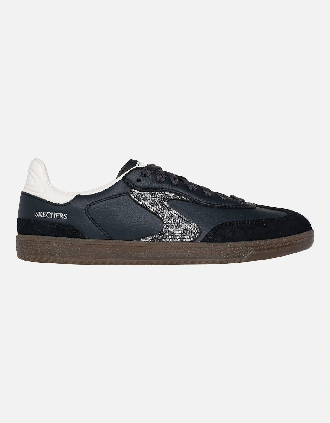 Hotshot Shimmering Spots Women's Black/White Trainers