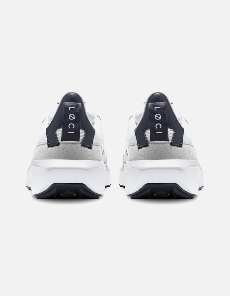 FLØ White/Grey/Black Trainers