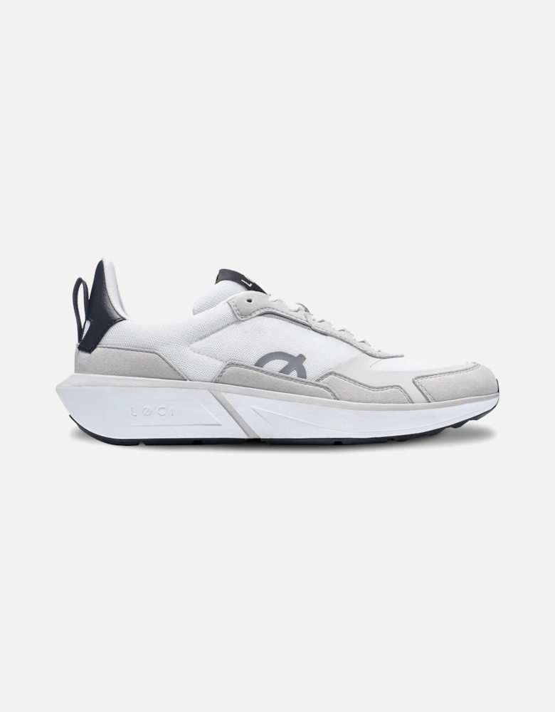 FLØ White/Grey/Black Trainers