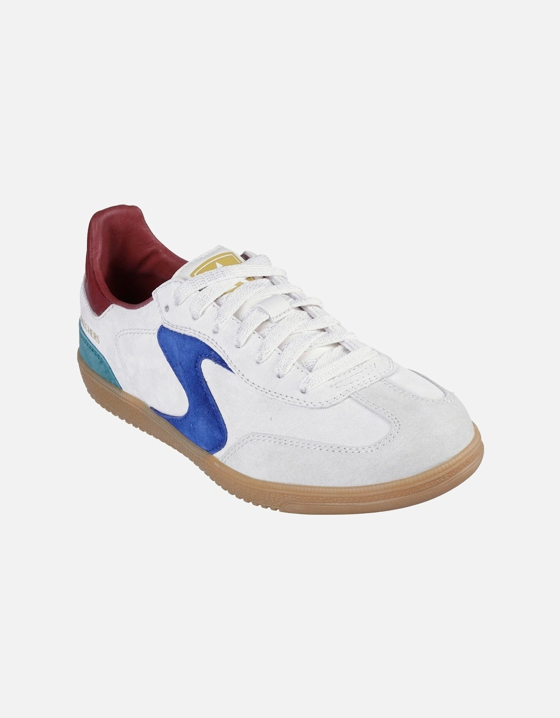 Hotshot For The Win Leather Women's Light Grey/Multi Trainers, 6 of 5