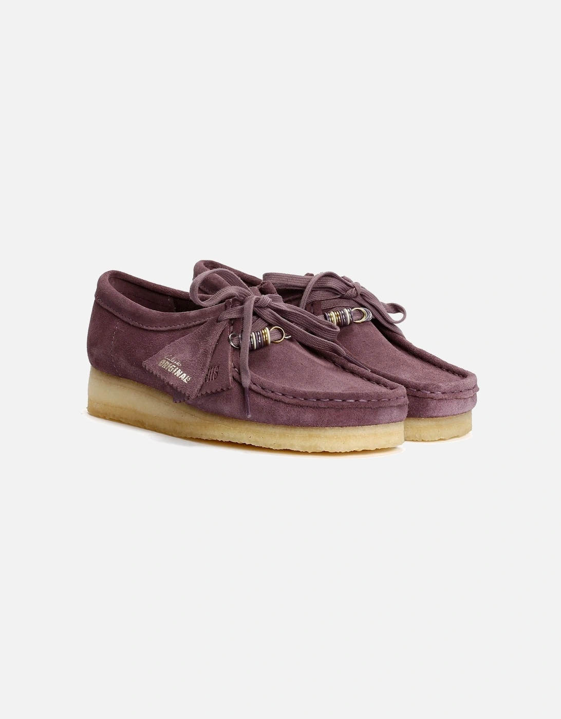 Originals Wallabee Suede Women's Plum Shoes, 9 of 8