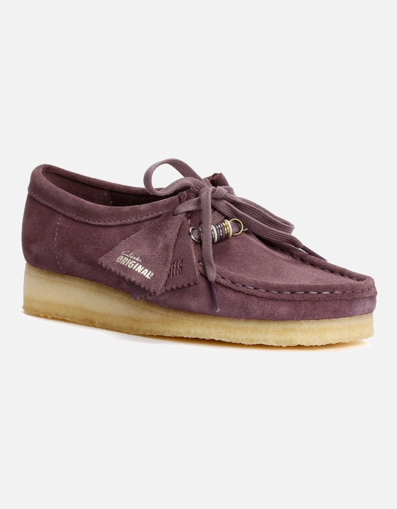 Originals Wallabee Suede Women's Plum Shoes