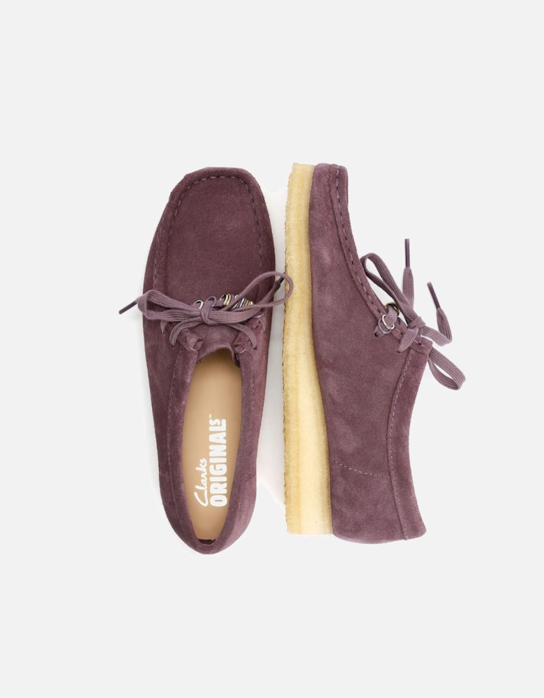 Originals Wallabee Suede Women's Plum Shoes