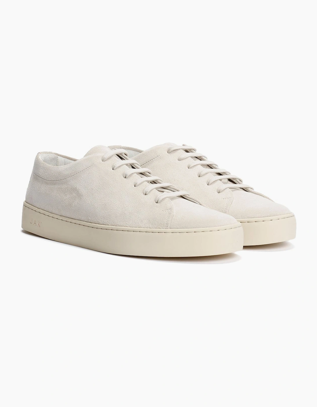 Men's JAK Royal SD Suede Men's Cream Trainers - White - Size: 9