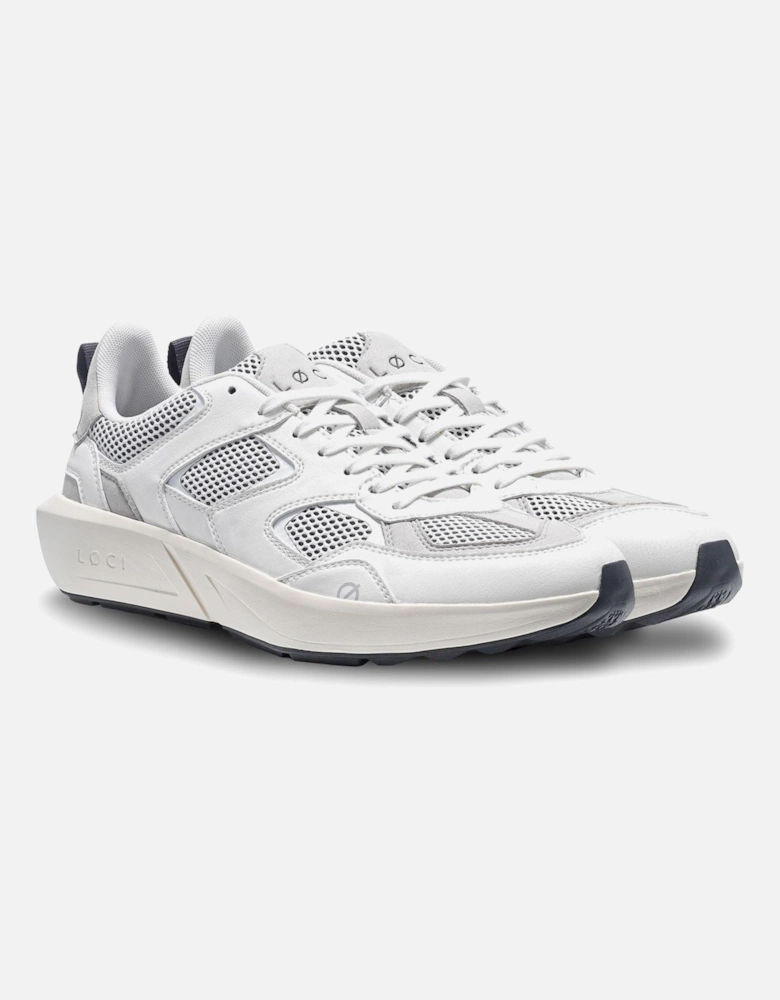 VØLT White/Grey Trainers