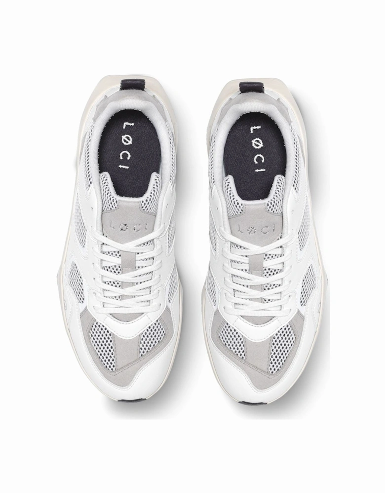 VØLT White/Grey Trainers