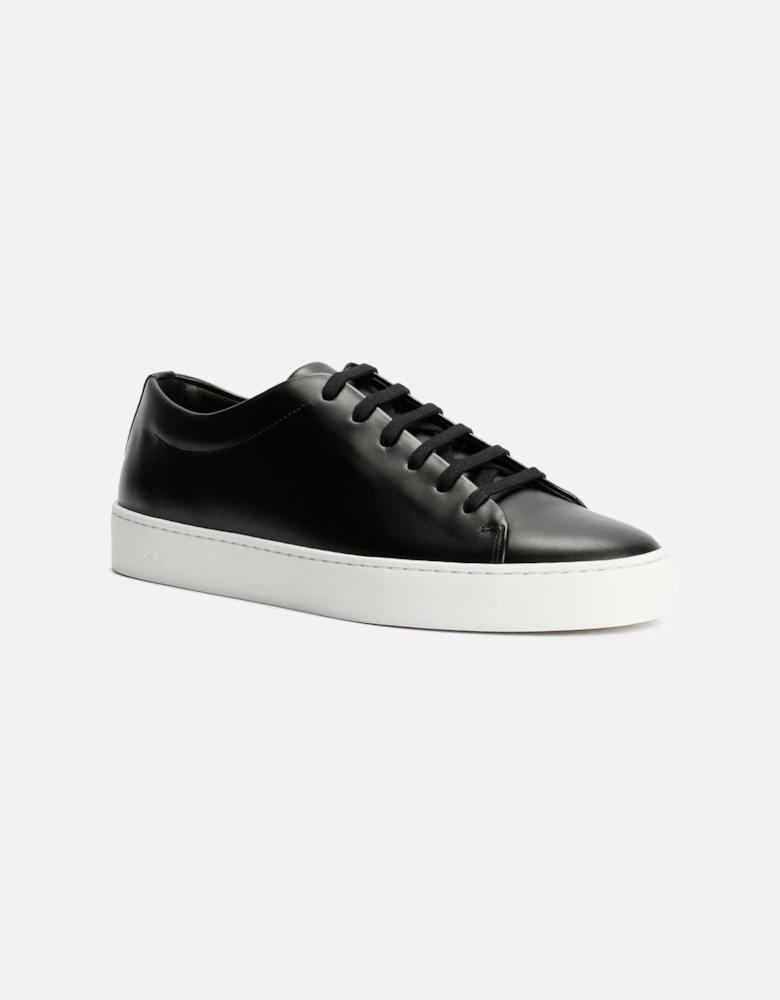 Royal Leather Men's Black Trainers