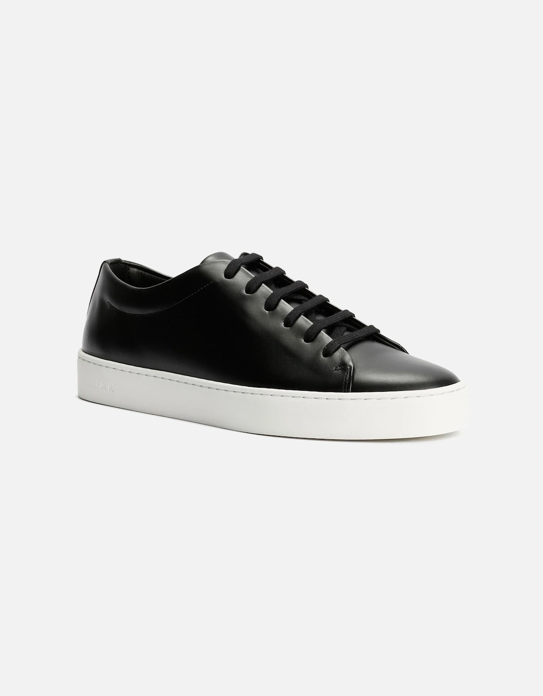 Royal Leather Men's Black Trainers