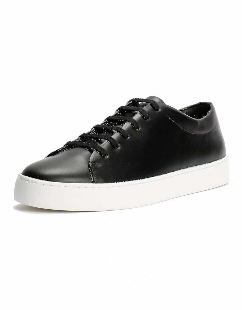 Royal Leather Men's Black Trainers