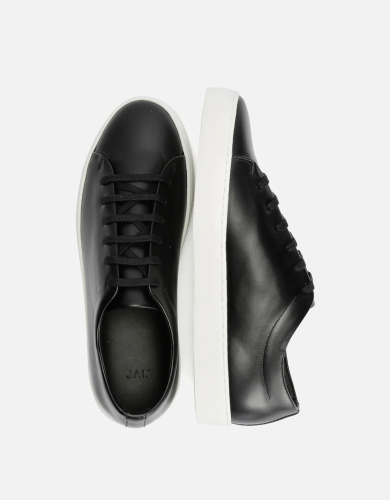 Royal Leather Men's Black Trainers