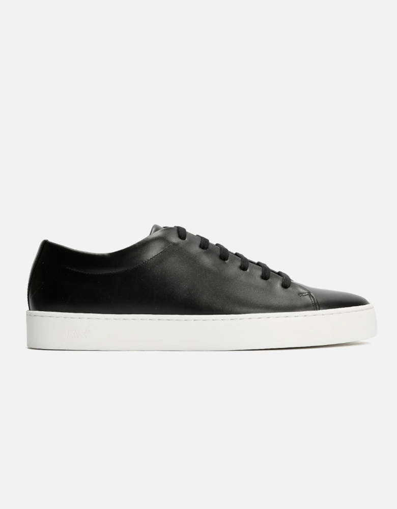 Royal Leather Men's Black Trainers