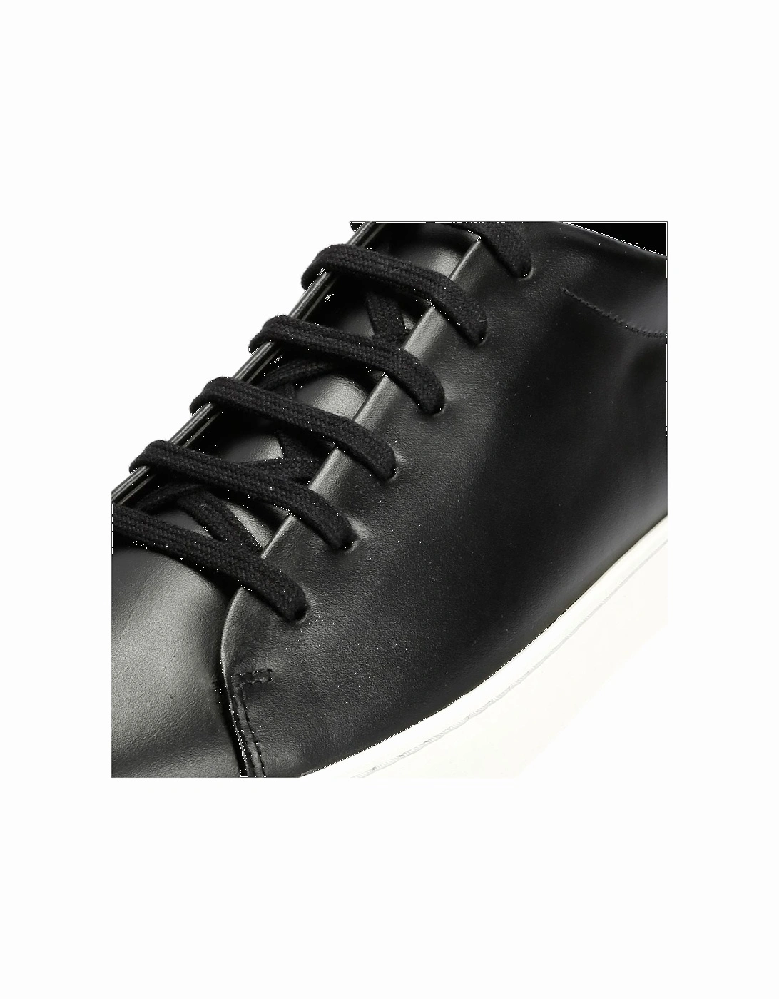 Royal Leather Men's Black Trainers