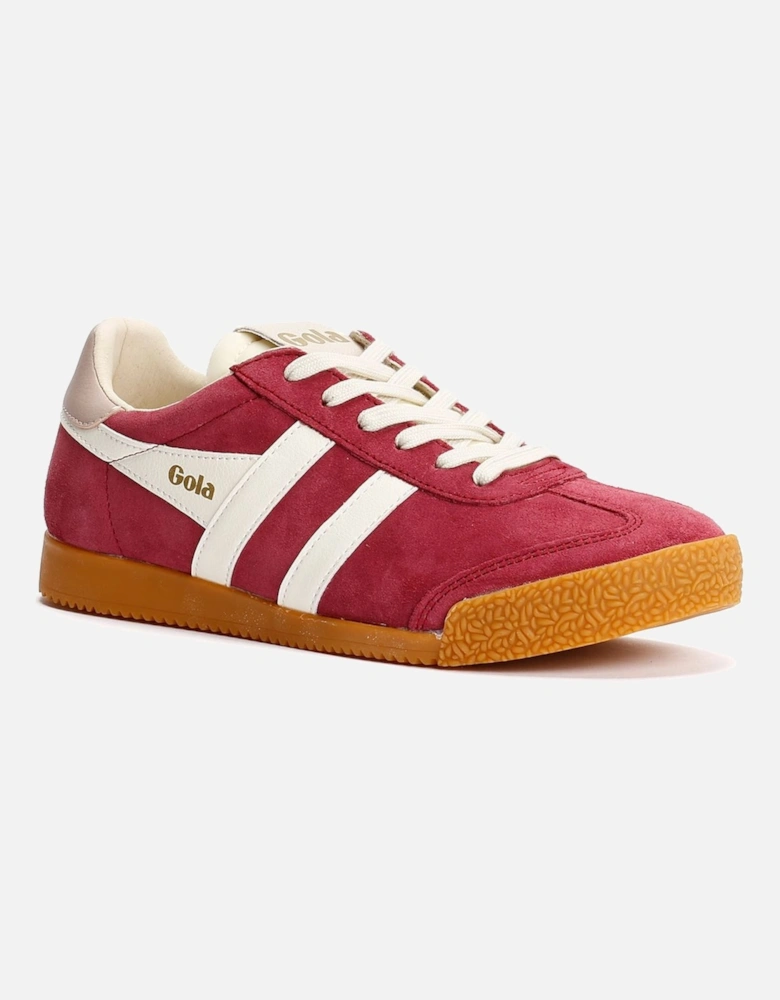 Elan Suede Women's Cerise/Off White/Chalk Pink Trainers