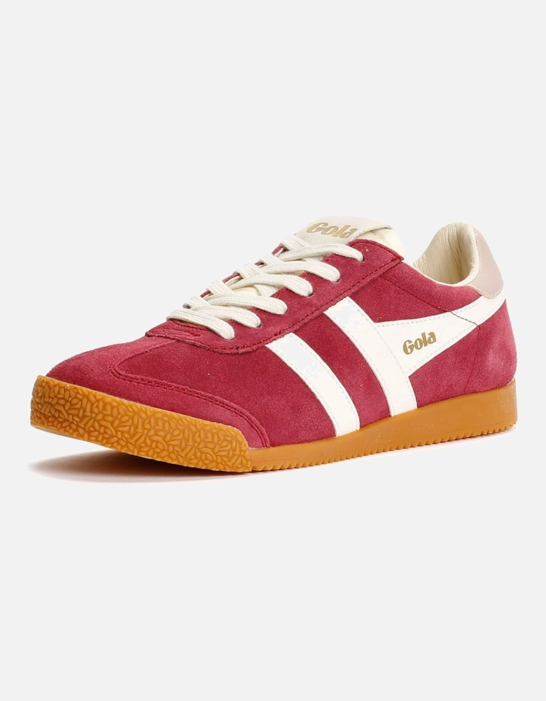 Elan Suede Women's Cerise/Off White/Chalk Pink Trainers