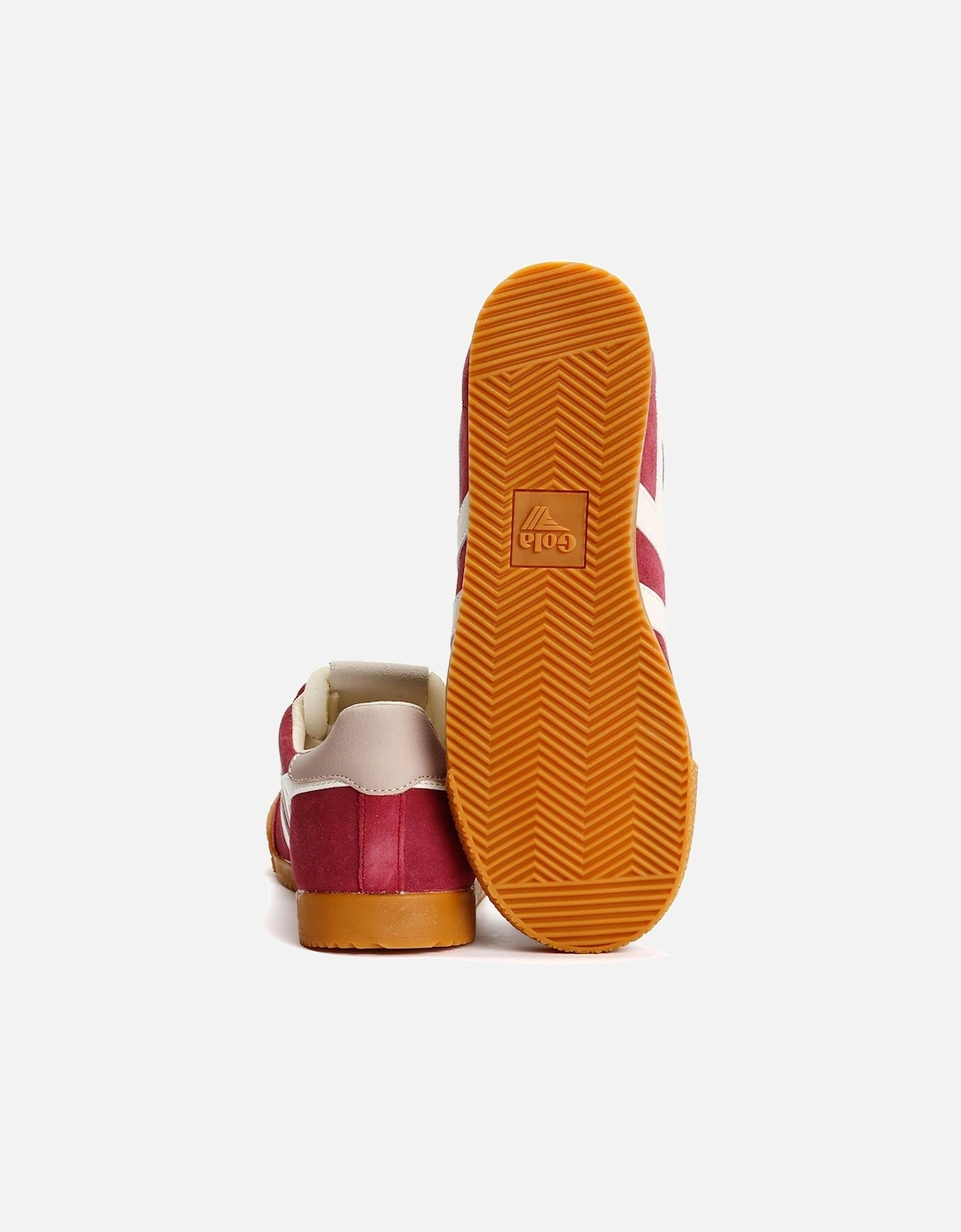 Elan Suede Women's Cerise/Off White/Chalk Pink Trainers