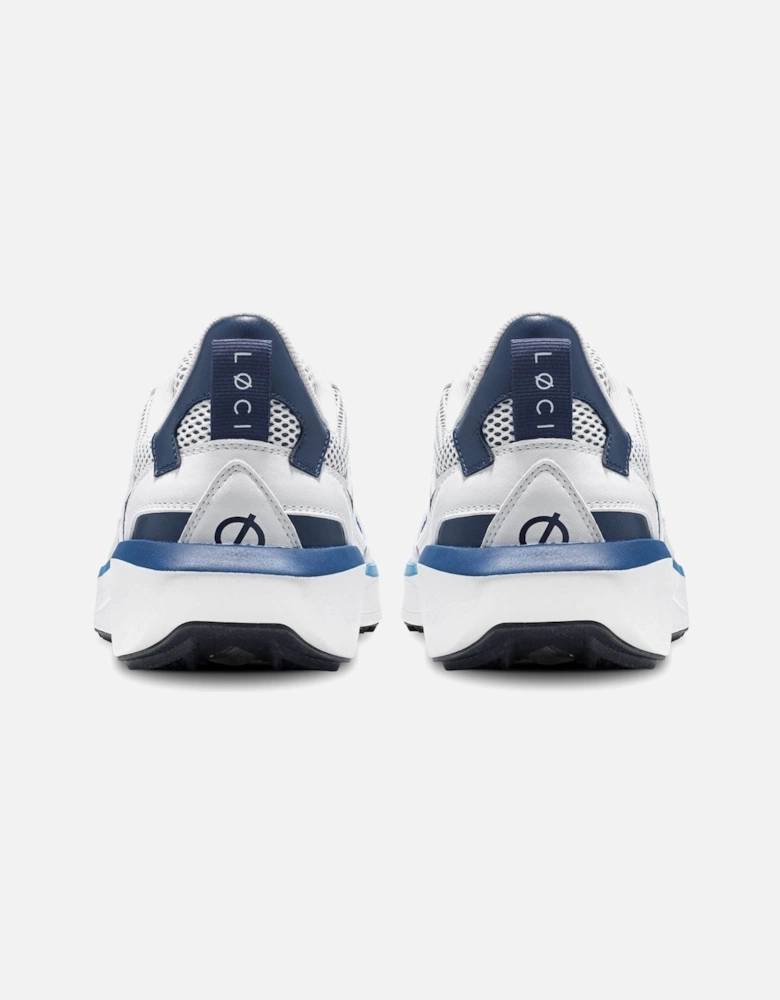 VØLT White/Navy/Blue Trainers