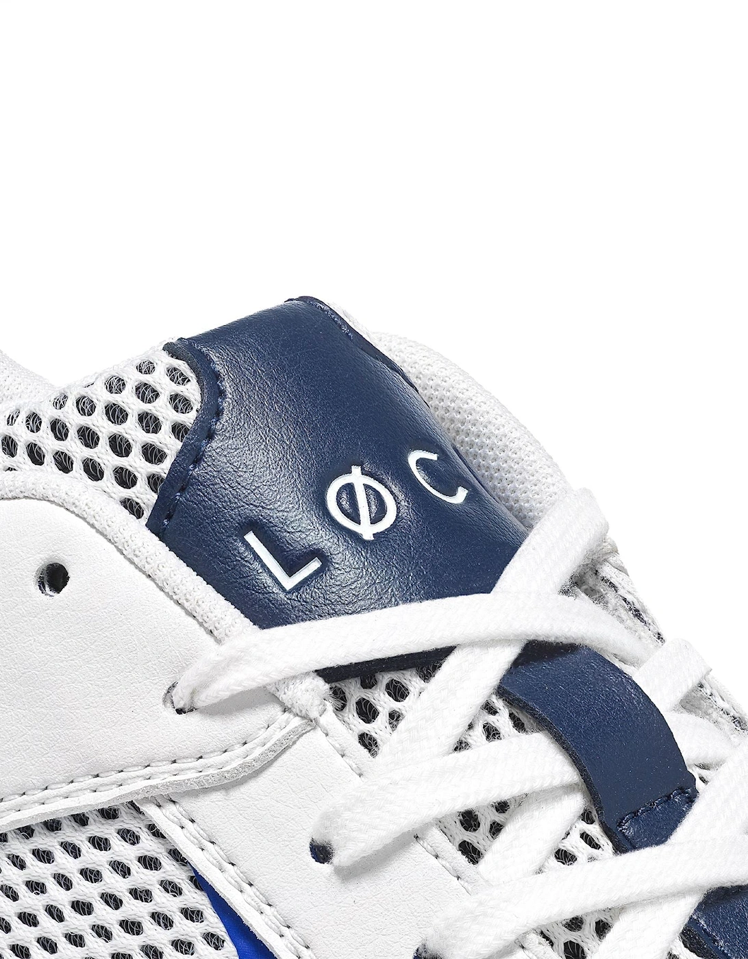 VØLT White/Navy/Blue Trainers