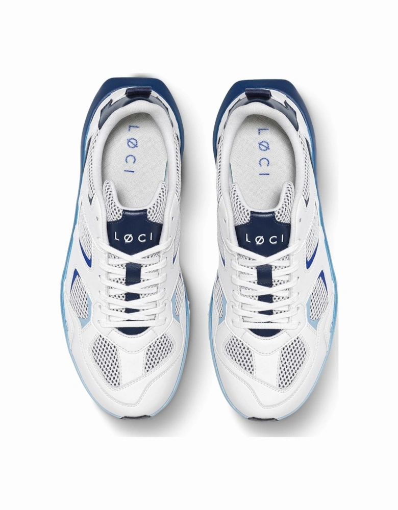 VØLT White/Navy/Blue Trainers