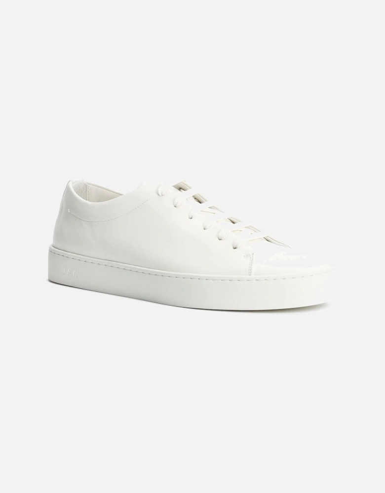 Royal Leather Men's White Trainers