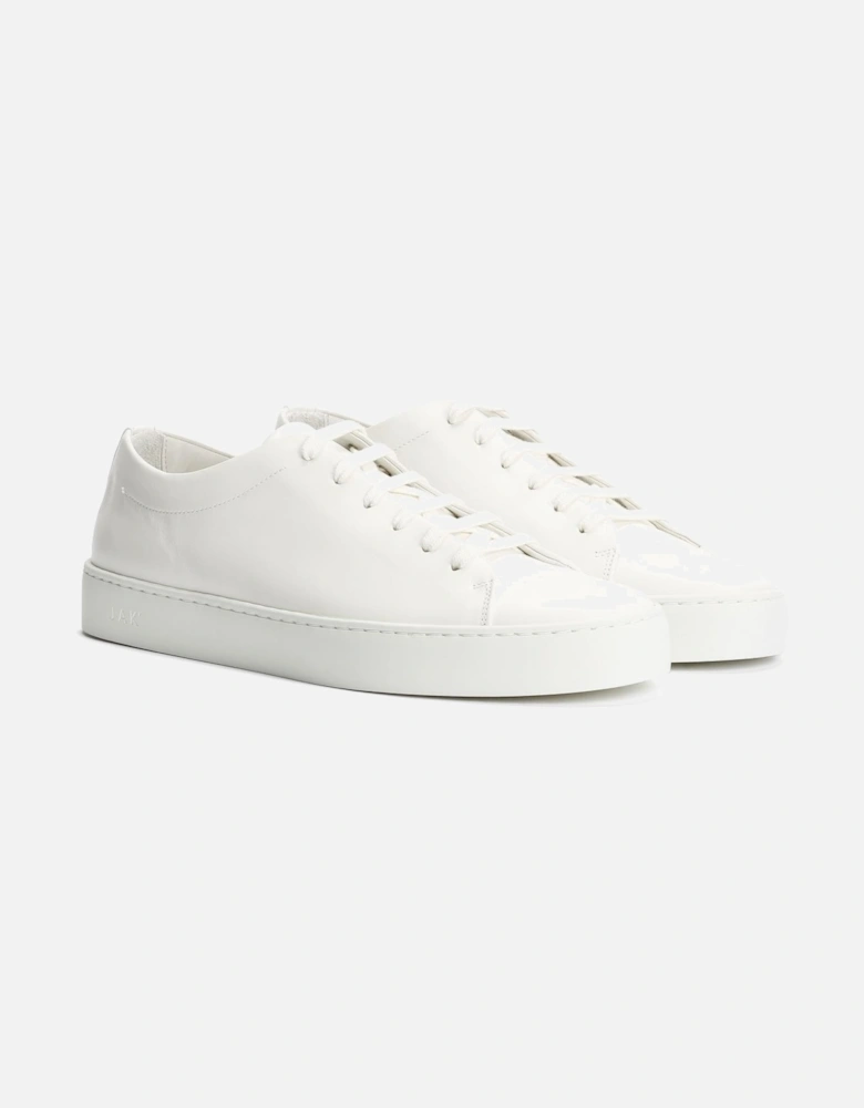 Royal Leather Men's White Trainers