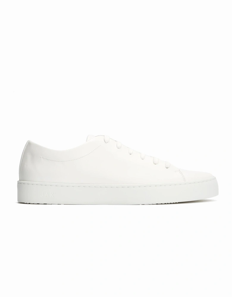 Royal Leather Men's White Trainers