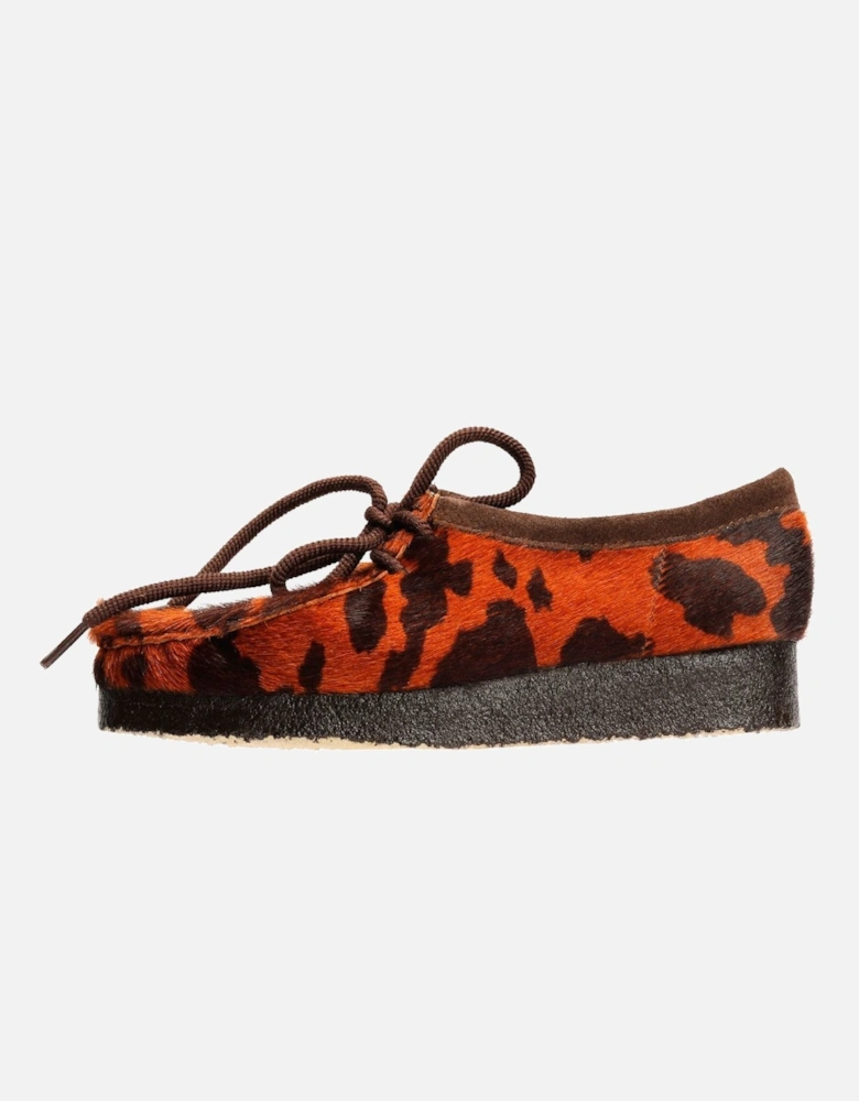 Originals Wallabee Women's Brown Cow Print Shoes