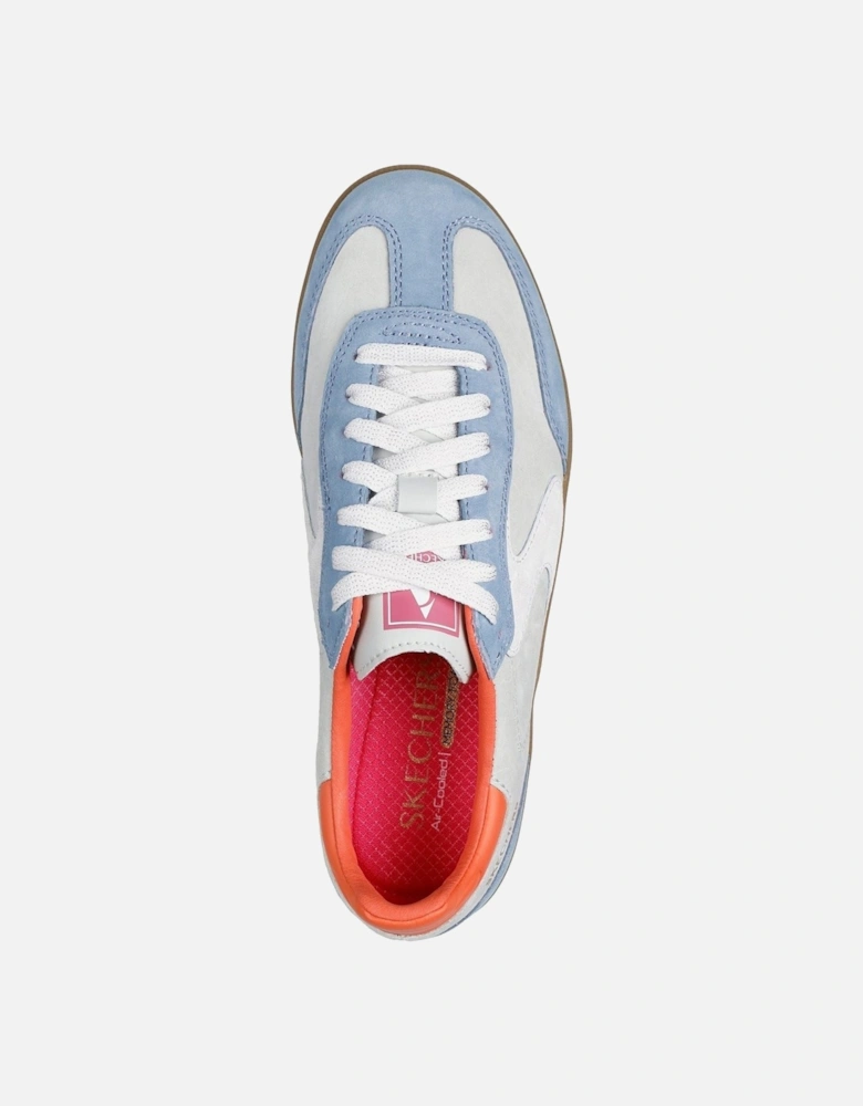 Hotshot For The Win Leather Women's Light Blue/Multi Trainers