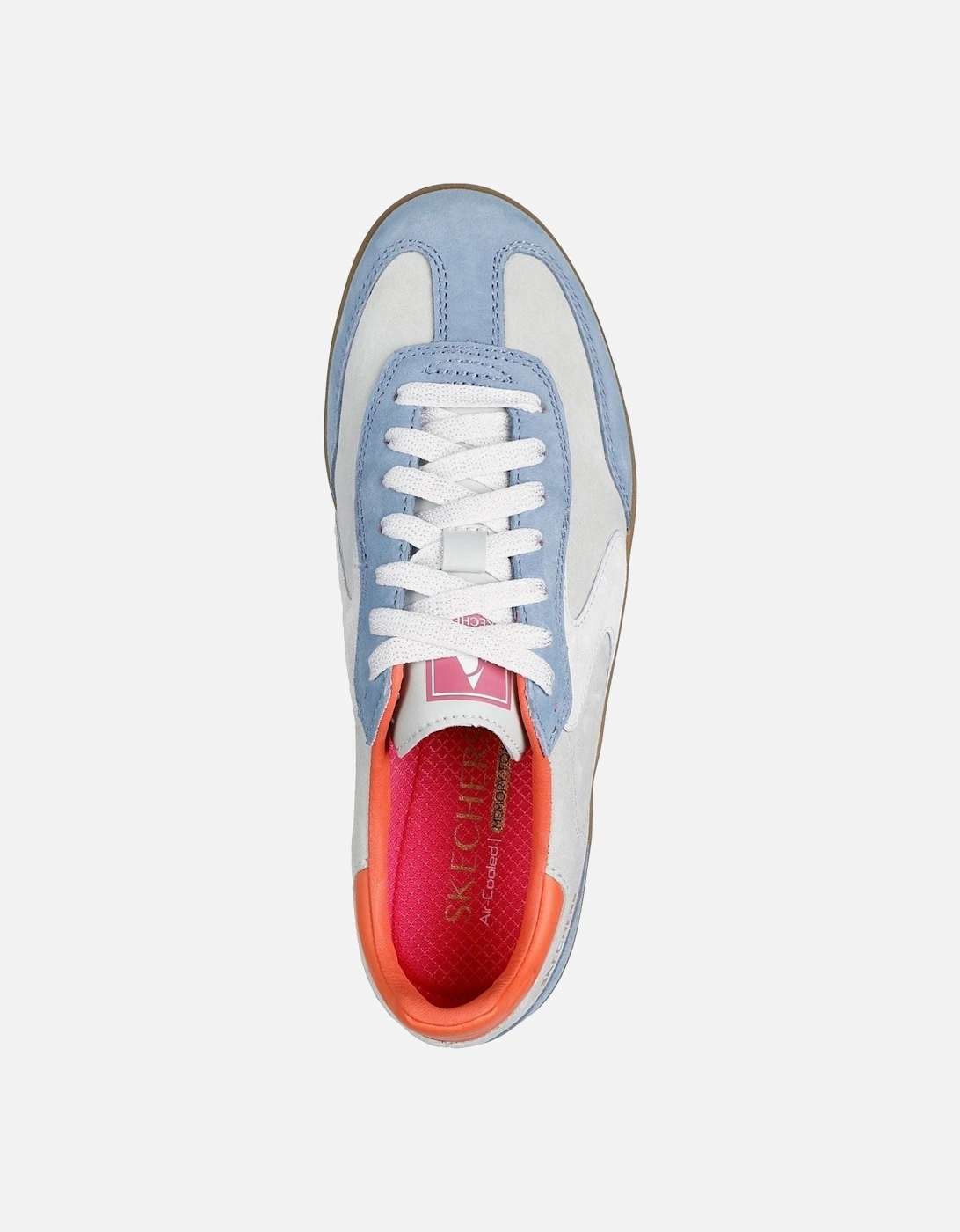 Hotshot For The Win Leather Women's Light Blue/Multi Trainers