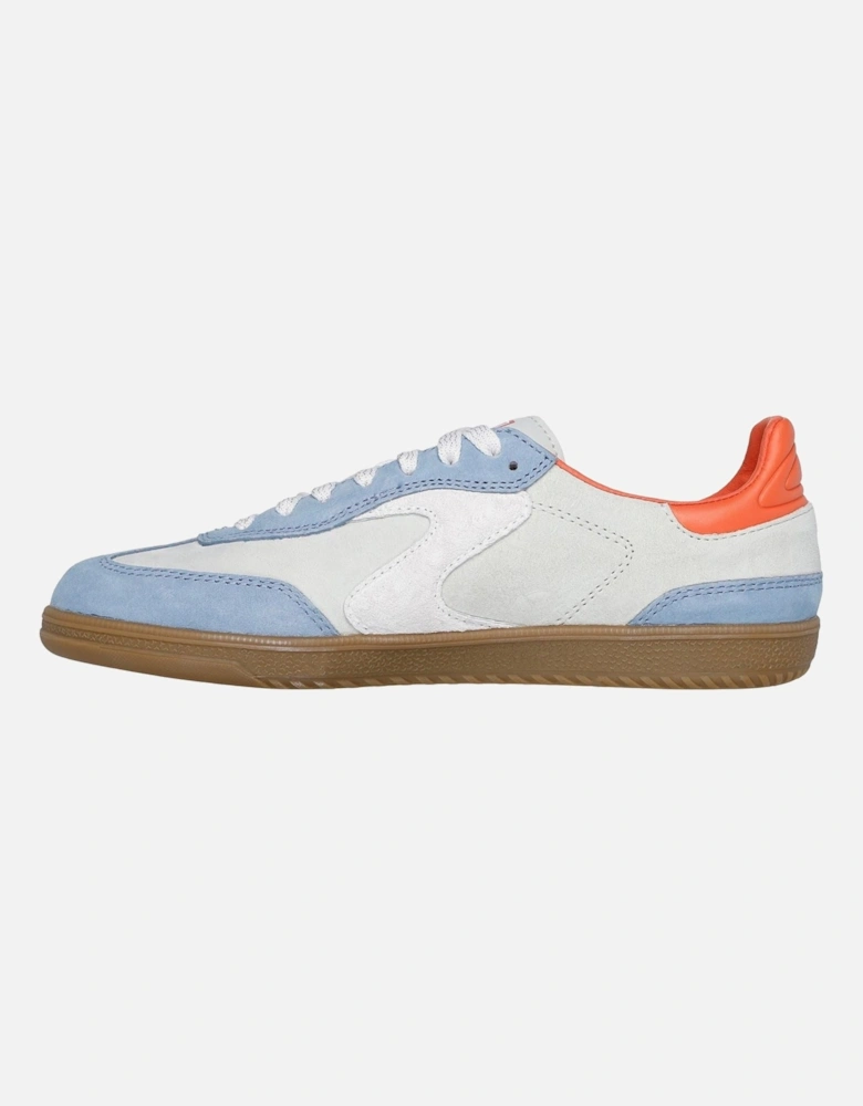 Hotshot For The Win Leather Women's Light Blue/Multi Trainers