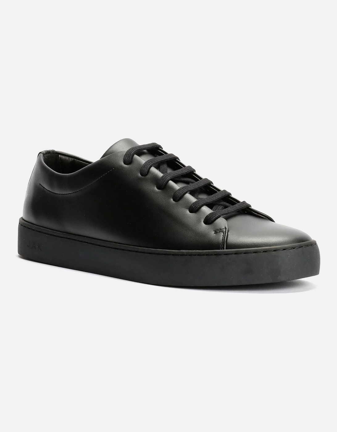 Royal Leather Men's All Black Trainers