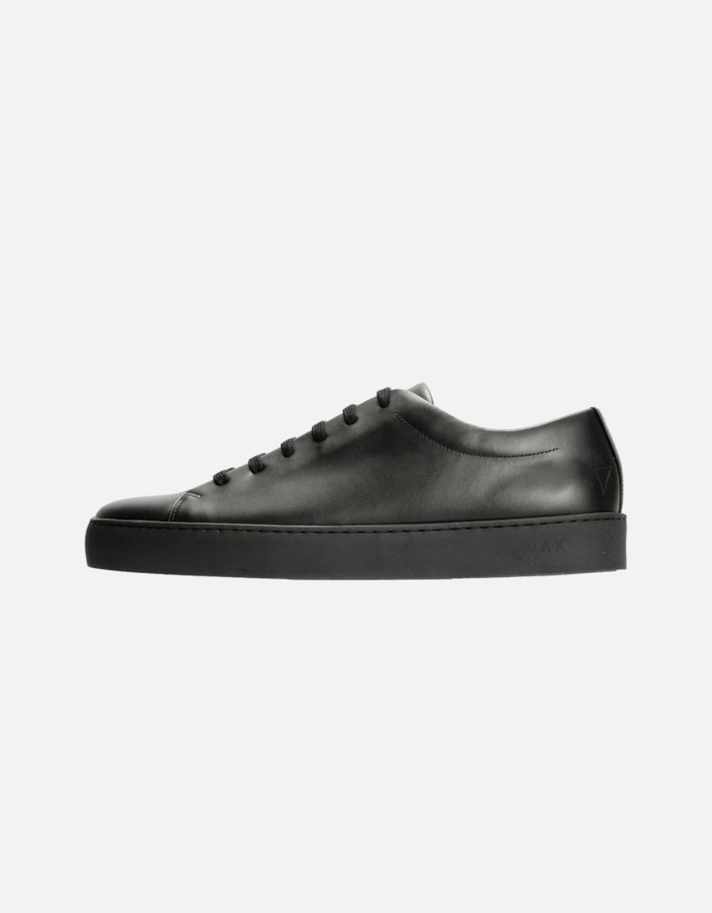 Royal Leather Men's All Black Trainers