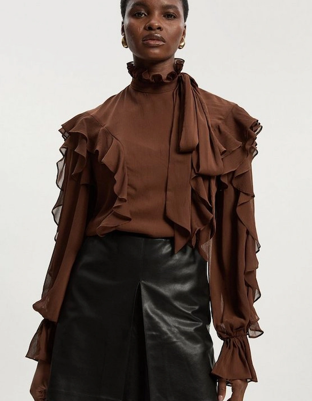 Faux Leather Skort, 5 of 4