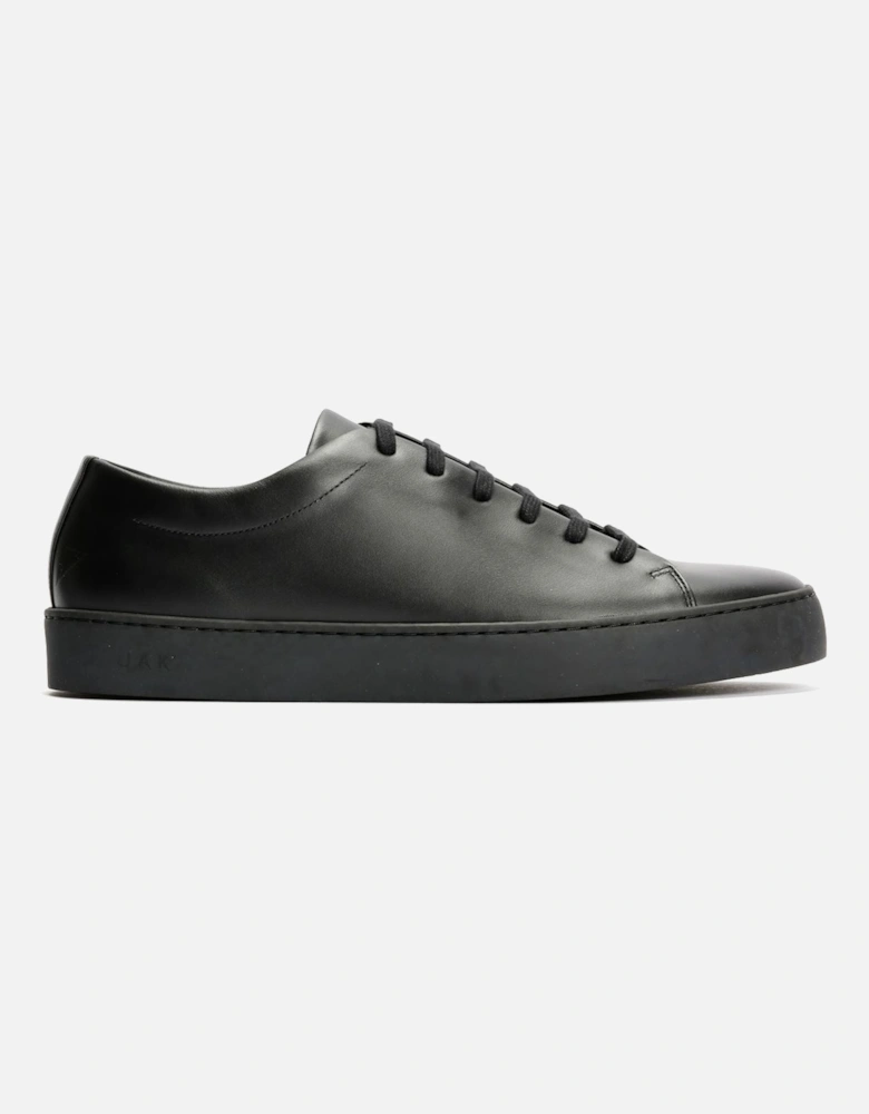 Royal Leather Men's All Black Trainers
