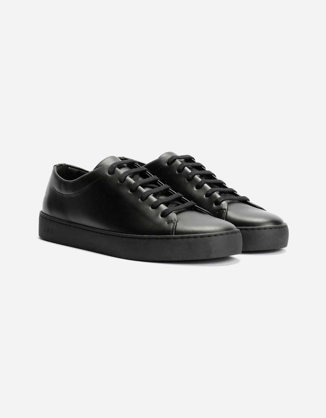 Royal Leather Men's All Black Trainers, 9 of 8